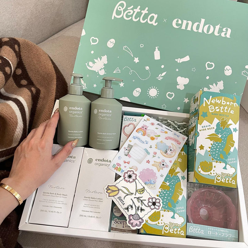 Organics™ Nurture products | Dr.Betta x endota Baby Starter Gift Set Review by bellybang